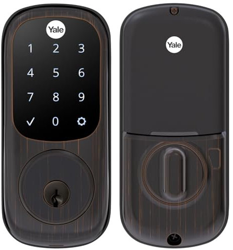Yale Security YRD226-NR-0BP YRD226NR0BP - Cerrojo de seguridad, bronce aceitado, pantalla táctil con llave