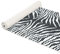 ANRO Für Bad Weichschaum Matte Antirutsch Badvorleger Badläufer Zebra 100x65cm