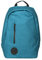 Smile - Zaino antifurto The Rock per laptop fino a 15,6, con porta USB incorporata, divisori interni, zaino scolastico, blu