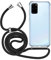 MyGadget Handykette für Samsung Galaxy S20 Plus - [ TPU Hülle mit verstellbaren Band ] - Handyhülle mit Handyband zum Umhängen Kordel Schnur Case Schutzhülle - Schwarz
