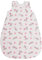 pic Bear Premium Babyschlafsack aus Jersey-Baumwolle – Atmungsaktiv, Mitwachsend und für Ganzjahres-Nutzung mit verstellbaren Größen 86/92 Edda Herzen rosa