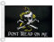 Pavillon nautique Pirate Don't Tread On Me 45x30cm - Drapeau de bateau corsaire tête de mort 30 x 45 cm - AZ FLAG