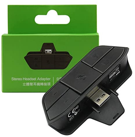 Adaptador de Controlador para Xbox One, Adaptador Bluetooth para Auriculares estéreo, convertidor de Auriculares con micrófono de Audio para Juegos