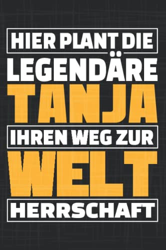 Tanja: Personalisierter Kalender & Planer 2023 / Vorname Tanja / 156 Seiten / Softcover / A5