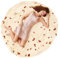 Bestgift Pfannkuchen-Decke für Erwachsene, weiche Taco-Decke, Bild, Farbe: 9 Durchmesser,