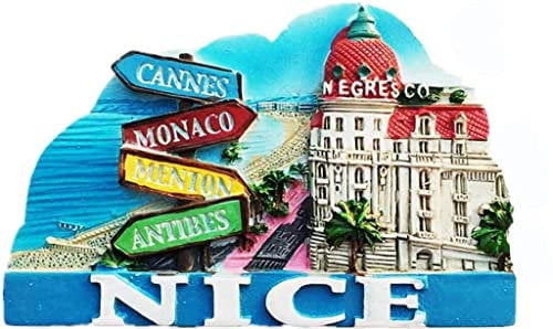 Nizza Frankreich Nizza Frankreich Kühlschrankmagnet Kühlschrankmagnet Dekoration Magnet Aufkleber Souvenir Harz Handwerk