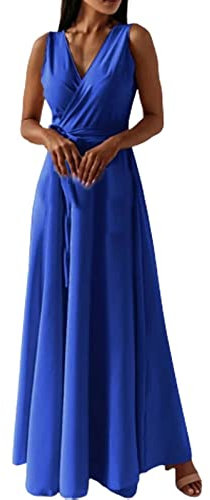 Vestito Donna Elegante Spaghetti Cerimonia Abito da Donna Eleganti da Sera Sposa Lunghi Ruffled Banchetto alla Moda Ballo Abiti Vintage Cocktail Party Vestito Donna Elegante Casual