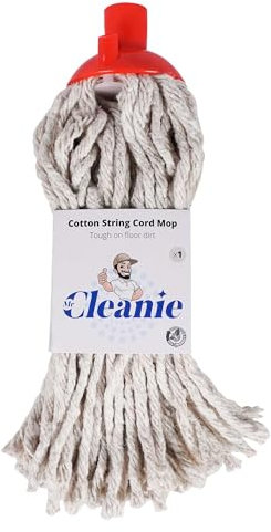 Mr Cleanie Cotton String Cord Floor Mop Replacement Head Refill for Household Cleaning Kitchen Bathroom (1)