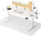 Flamaker Höhenverstellbarer Schreibtisch Ganze Tischplatte 160 x 60 cm Elektrischer Schreibtisch Höhenverstellbar für Steh-Sitz, Computertisch mit Memory-Funktion,Standing Desk,Weiß