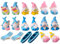Select Zone 18 Stück Wichtel Figuren Harz Strand Deko Miniatur Set Klein Weihnachtsfiguren Tischdeko zum Basteln für Weihnachten (B)