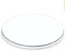Transparentes Glasmaterial 35 cm – 50 cm – 80 cm – 90 cm runde Tischplatte aus gehärtetem Glas, Tischplatte aus gehärtetem Glas, Dicke 8 mm(58cm(23 IN))