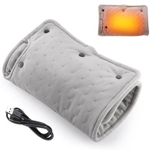 Electric 2 In 1 Hand Warmer Muff & Blanket - Heated Gloves for Women, Men & Kids - USB-C Charging - Winter Warm Handmuffs for Hiking, Camping, Indoor & Outdoor