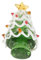 COLLBATH Glas Weihnachtsbaum Dekorative Weihnachtsfigur Tischbaum Aus Glas Mini Weihnachtsbaum Dekoration Party Weihnachtsschmuck