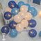 BomKra Lichterkette Baumwollkugeln, 100 LEDs Cotton Ball Lichterketten Kugeln Wetterfest mit Fernbedienung, 8 Modi, USB-Betriebene Timer, Lichterkette Kugeln für Garten Terrasse Hochzeit Party Außen