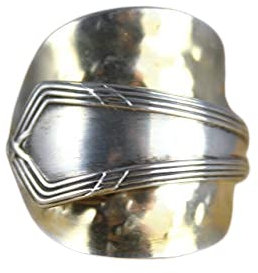 Ring 800 Silber Besteckschmuck Ring, ca. 58 (18,5)