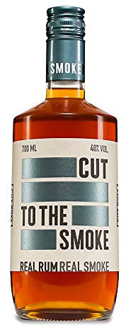 CUT Smoked Rum | Premium Caribbean Rum with Natural Smoked Flavour | Perfect for Sipping and Cocktails | 40 Percent ABV | 70 cl