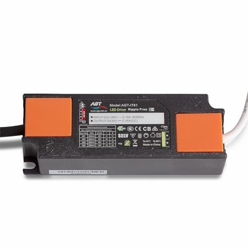Mextronic Konstantstromquelle Trafo LED Konstantstromquelle 6 bis 15W 30-42V DC @200mA Transformator für LED Beleuchtung