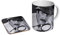 Peter Sellers Cleaseau Pink Panther Keramik-Kaffeetasse + Untersetzer Geschenk-Set ...