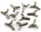 M4 x 16 Flügelschraube, 304 Edelstahl, Schmetterlingsschraube, 30 Stück