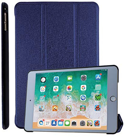 COOVY® Ultra Slim Cover für Apple iPad Mini 5 (Model 2019) Smart Schutzhülle Case Hülle mit Standfunktion und Auto Sleep/Wake up | dunkelblau