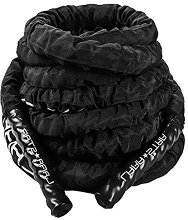 Battle Rope HUA Corde De Bataille De Sport De Plein Air De 38mm 15m, Corde De Combat Physique Et Féminin, Corde De Fitness, Corde D'entraînement De Force, avec Poignée Antidérapante
