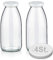Geniess-Bar! 5 Milchflaschen 250ml mit 10 Deckel BPA frei Saftflaschen Glasflaschen 0,25L auch erhältlich mit 2/8/15 Flaschen Weithalsflaschen leer zum Befüllen Schraubdeckel
