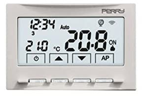 ECI ELETTROFORNITURE Cronotermostato da incasso Perry WIFI colore bianco 1TX CDS29WIFI