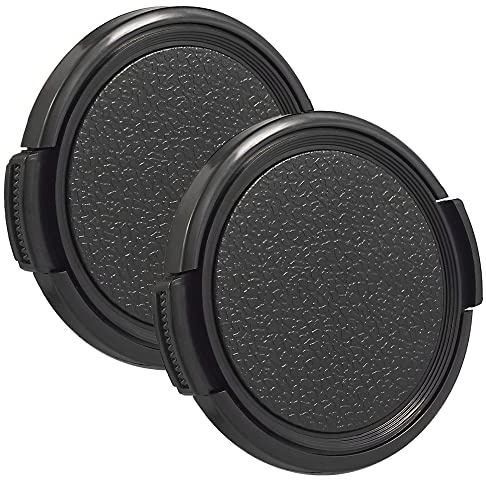 Fire Rock 39mm Snap-On Lens Cap for Leica Elmarit-M 28mm f/2.8 ASPH, 39mm Side-Pinched Lens for Fujinon XF 27mm f/2.8 R WR Lens-2Packs | 39mm Lens Cover, for Leica 28mm f/2.8 Lens, Side Pinch, Lens Protector, Anti-Fall, Dustproof, Snap-On
