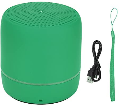 Portable Bluetooth Speaker, Bluetooth 5.0 280Hz‑16KHz Bass Stereo Mini Travel Speaker Outdoor Bluetooth Speaker for Outdoor(green)