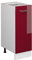 Vicco Apothekerschrank R-Line, Bordeaux Hochglanz/Weiß, 30 cm ohne Arbeitsplatte