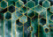 decomonkey Fototapete Abstrakt Geometrisch 343x256 cm Selbstklebende Tapeten Wand Fototapeten Tapete Wandtapete klebend Klebefolie Modern Hexagon