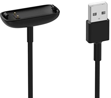 Disscool Replacement Charging Cable Compatible With Fitbit Inspire 3, Smartwatch Charging Cable Cord Dock for Men Women Watch Accessories(3.3ft/1m)