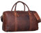 STILORD 'Iska' Vintage Reisetasche Groß aus echtem Leder - stilvoller Reisebegleiter!, Farbe:Bordeaux - braun