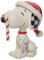 Peanuts By Jim Shore Snoopy Glitter Candy Cane Mini Figurine