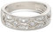 Jeulia 925 Sterling Silber Ringe Milgrain Rundschliff Damen Band Jubiläum Versprechen Ringe mit Schmuckschatulle für Sie Frauen Mädchen (Silber, 52(16.5))