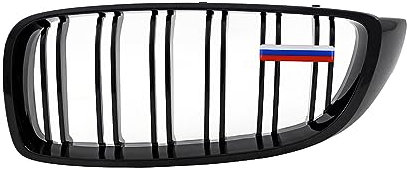 Wunsch Länderflaggen + Emblem Halter für BMW 4er F32 F33 Doppelsteg Kühlergrill Russland