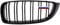 Wunsch Länderflaggen + Emblem Halter für BMW 4er F32 F33 Doppelsteg Kühlergrill Russland