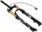 Natudeco Mountain Bicycle Front Fork 26in Bike Suspension Air Fork Cycling Suspension Fork Cycling Front Forks Cycling Shock Absorber Fork Front Suspension Fork