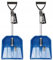 2X YOURSGARTEN Schneeräumer Schneeschieber Schneeschaufel Telescopic