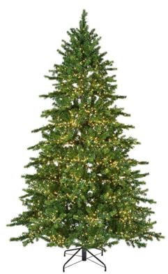 ALBERO DI NATALE GALLOWAY 210CM PREILLUMINATO CON 4000 LED 2140 RAMI