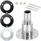 QIMEI-SHOP Raccord de Échappement Chauffage Diesel 24mm D'échappement Traversant la Coque en Acier Inoxydable 316 pour Chauffage de Stationnement Diesel Bateau Voiture Camion Tête Droite