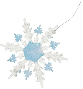 PRETYZOOM 1Stk Acryl-Schneeflocke weihnachtsdeko Schneeflocken-Ornamente groß hängende transparente Schneeflocke aus Acryl Diamant-Dekor Christbaumschmuck Schneeflocken-Ornamente aus Acryl