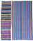 Ilkadim Export Handtuch-Set 6 Stück 45x90cm, bunt Gemustert, 100% Baumwolle, Handtücher, Duschtücher, Badetuch (dunkel Gemustert Ethno)