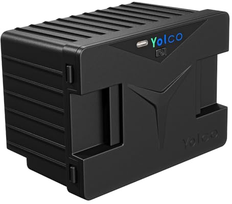 YOLCO SC4B 15600mAh Integrierter Akku für Auto Kühlbox 12V/230V – Kompatibel mit Yolco Kompressor-Kühlboxen, Aufladbar