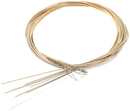 Parliky Mandolin Strings Kit 8 Pieces Light Gauge Replacing Strings for Mandolin Easy to Play