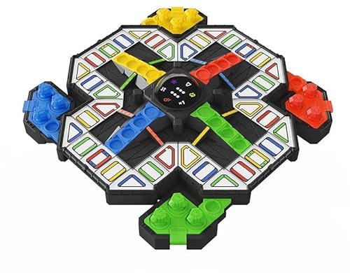 GiiKER Super Ludo - Elektronisches Brettspiel - Schlanker Mensch Schlimmer Sie Nicht - Interaktives Würfelspiel - Smart Game mit Lichteffekten - Familie & Kinderspiel - Geburtstagsgeschenk für Kinder