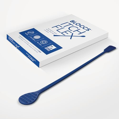 BLOCCS ItchFlex Gipskratzer, 43,2 cm, flexibles Werkzeug zur Linderung von Juckreiz für Arm- und Beinabdrücke