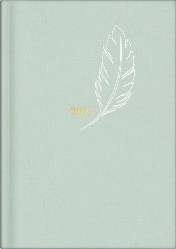 rido/idé Buchkalender Premium Young Line 2027 „Feather“ | A5, Textil