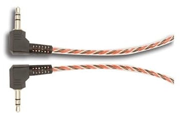 Stinger SI413 0,9m 3.5mm Klinken-Verbindungskabel, Stecker/Stecker - Audiokabel AUX Kabel Stereo Audio Kabel Klinkenstecker, 90° gewinkelt