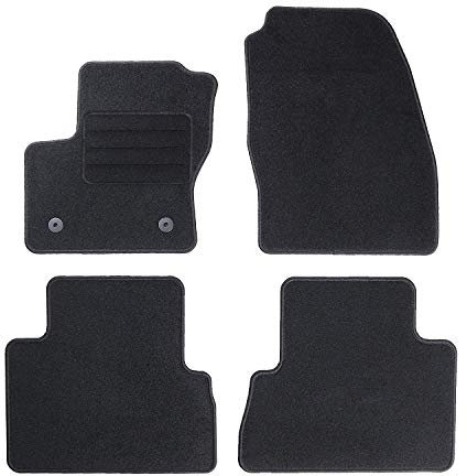 TEXER Textil Fußmatten Passend für Ford C-Max II Bj. 2012-2019 Basic